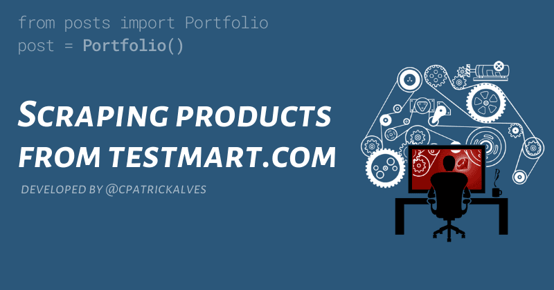 Scraping products from testmart.com